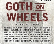 NOMADA SESSIONS 42: GOTH ON WHEELS, MAÑANA SABADO 25 DE ABRIL EN LA LEYENDA