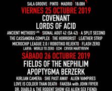 DARKMAD FESTIVAL, 25/26 DE OCTUBRE DE 2019, SALA GROOVE, PINTO, MADRID