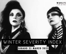 RECORDATORIO: Winter Severity Index + Auto Sacramental, Sábado 25 de Marzo 2023, Wurlitzer Ballroom, Madrid