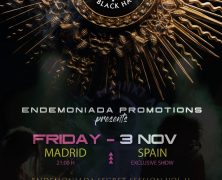 ARIEL MANIKI & THE BLACK HALOS: ENDEMONIADA SECRET SESSION VOL II, 3 DE NOVIEMBRE EN MADRID