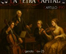 LALETRACAPITAL PODCAST 490 – EL CONCIERTAZO II – agenda nov25 (OMC RADIO)